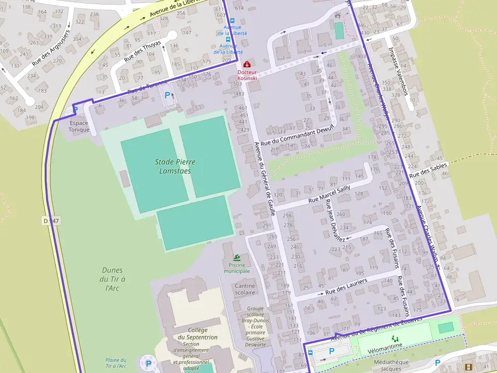 Appartement 73 m² trois pièces à vendre à Bray-Dunes