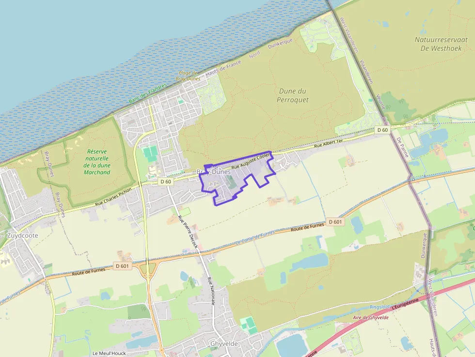 Appartement 70 m² quatre pièces à vendre à Bray-Dunes