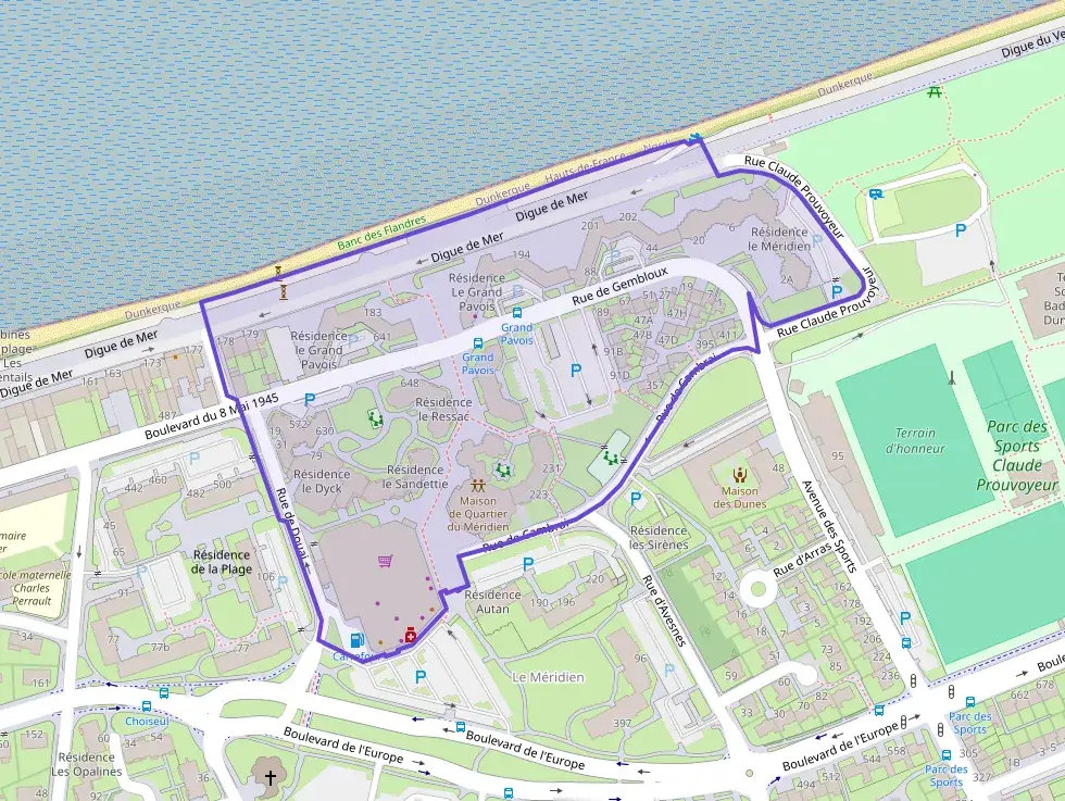 Appartement 78 m² quatre pièces à vendre à Dunkerque