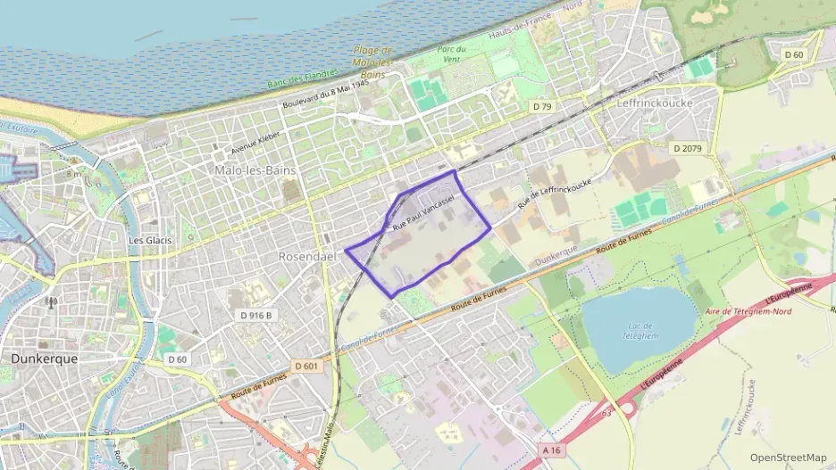 Appartement 46 m² deux pieces à vendre à Dunkerque