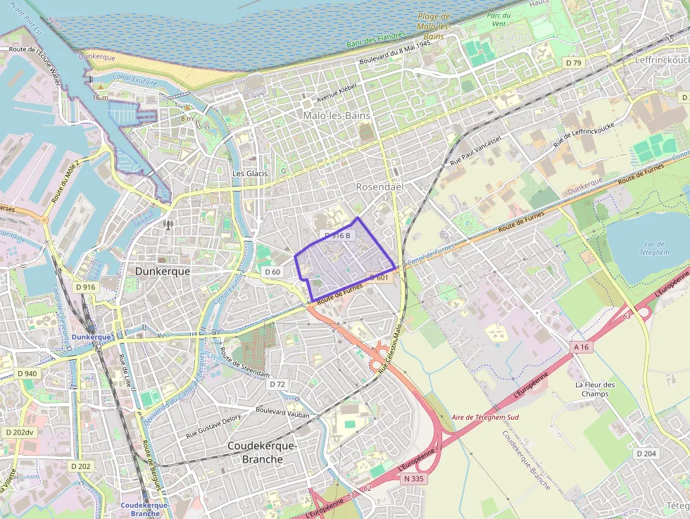 Appartement 70 m² deux pieces à vendre à Dunkerque