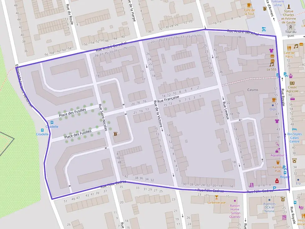 Appartement 55 m² trois pièces à vendre à Calais