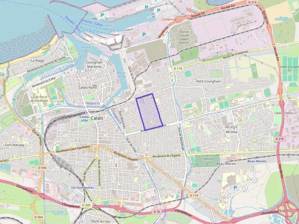 Appartement 62 m² quatre pièces à vendre à Calais