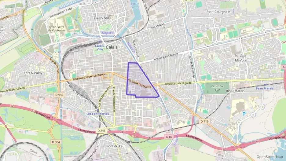 Appartement 48 m² deux pieces à vendre à Calais