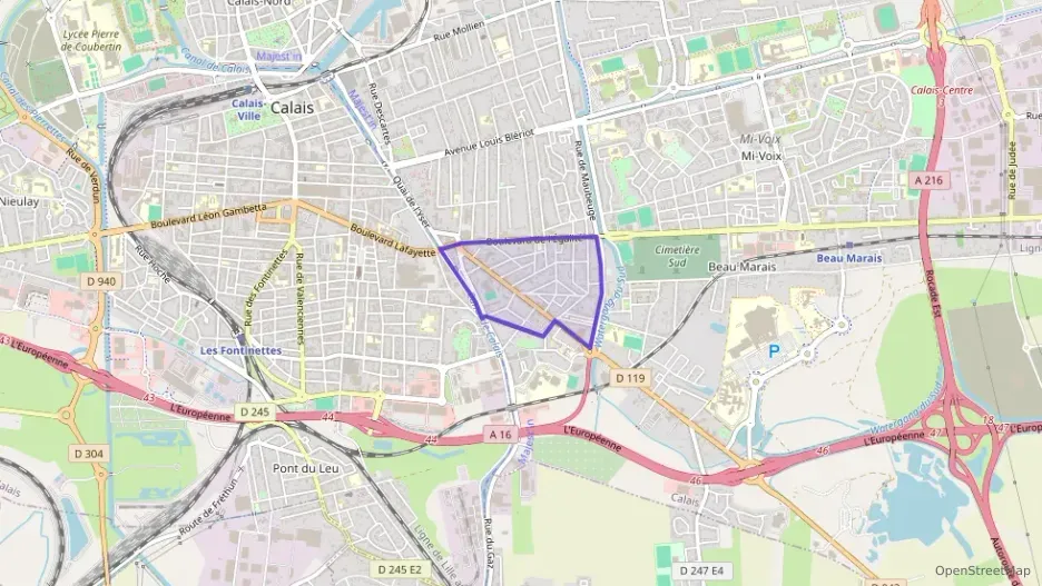 Appartement 60 m² trois pièces à vendre à Calais