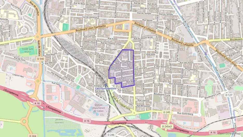 Appartement 45 m² deux pieces à vendre à Calais