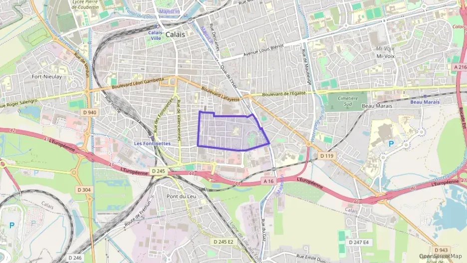 Appartement 61 m² trois pièces à vendre à Calais