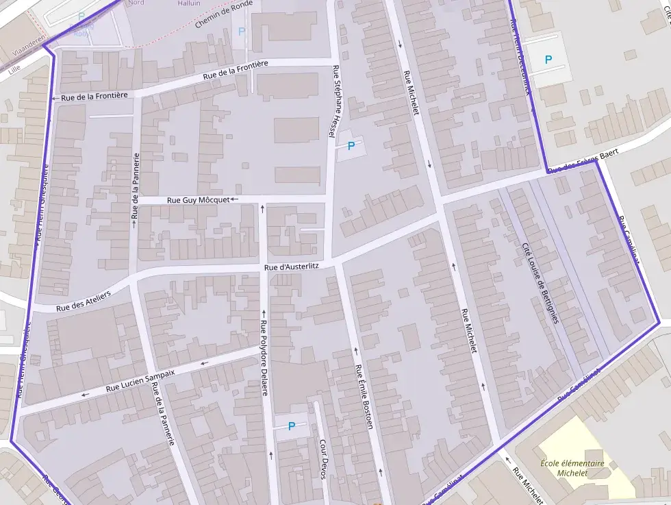 Appartement 43 m² deux pieces à vendre à Halluin