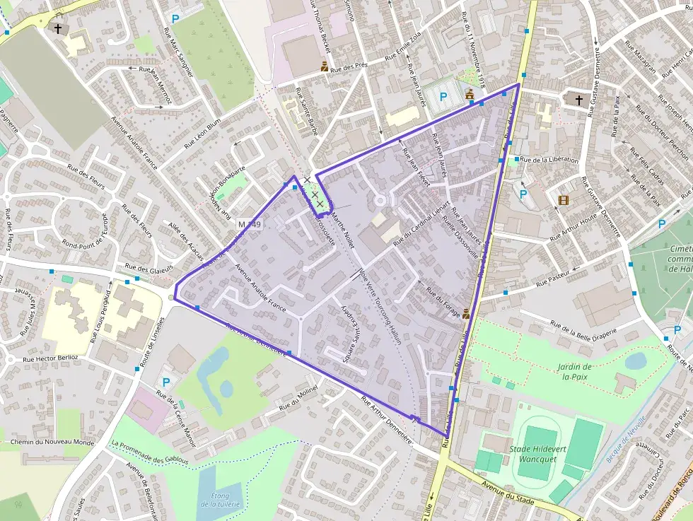 Appartement 63 m² deux pieces à vendre à Halluin