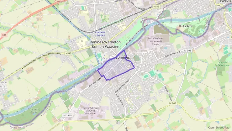 Appartement 85 m² trois pièces à vendre à Comines Appartement 85 m² trois pièces à vendre à Comines