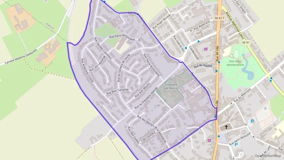 Appartement 56 m² deux pieces à vendre à Roncq