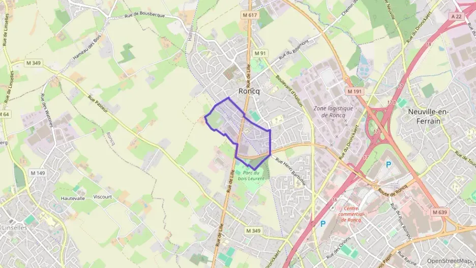 Appartement 51 m² deux pieces à vendre à Roncq Appartement 51 m² deux pieces à vendre à Roncq