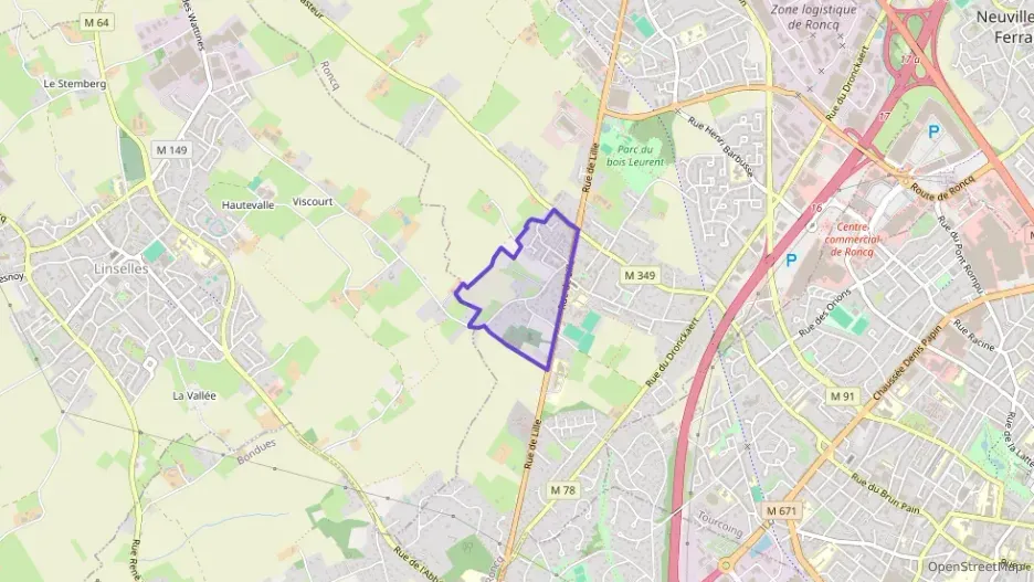 Appartement 51 m² deux pieces à vendre à Roncq