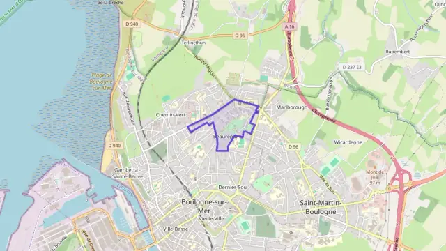 Appartement 89 m² quatre pièces à vendre à Boulogne-sur-Mer