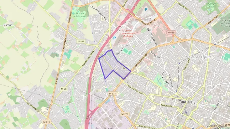 Appartement 52 m² trois pièces à vendre à Tourcoing