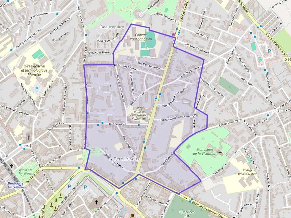 Appartement 50 m² deux pieces à vendre à Boulogne-sur-Mer