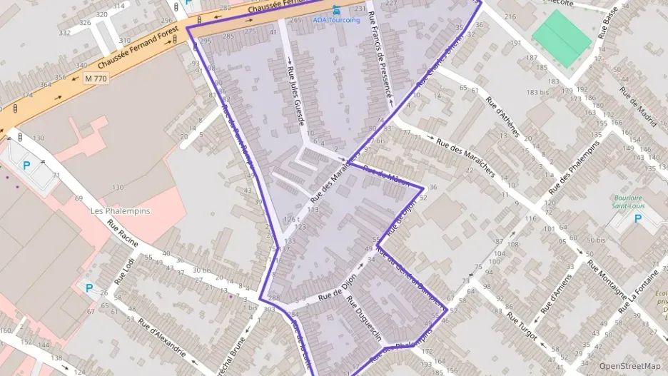 Appartement 70 m² quatre pièces à vendre à Tourcoing