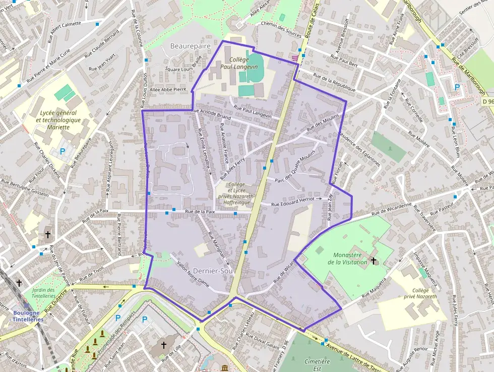 Appartement 44 m² deux pieces à vendre à Boulogne-sur-Mer