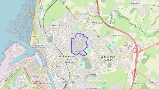 Appartement 40 m² une piece à vendre à Boulogne-sur-Mer