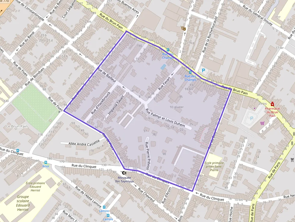 Appartement 70 m² quatre pièces à vendre à Tourcoing