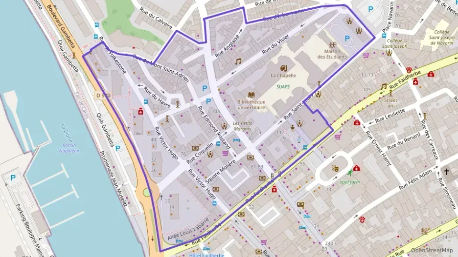 Appartement 43 m² deux pieces à vendre à Boulogne-sur-Mer