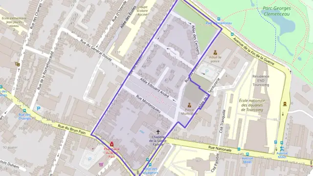 Appartement 78 m² trois pièces à vendre à Tourcoing