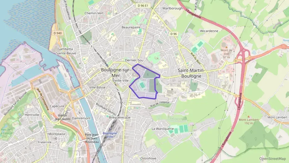 Appartement 67 m² cinq pièces à vendre à Boulogne-sur-Mer