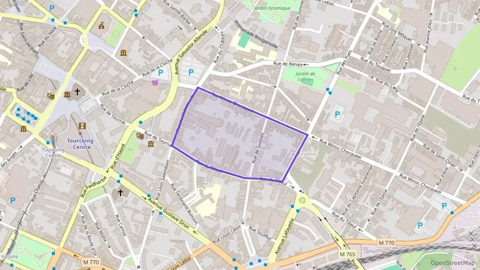 Appartement 80 m² quatre pièces à vendre à Tourcoing