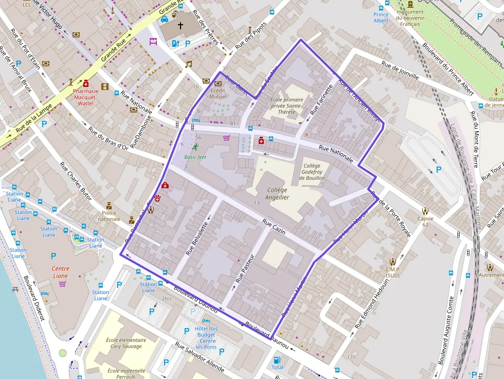 Appartement 47 m² trois pièces à vendre à Boulogne-sur-Mer