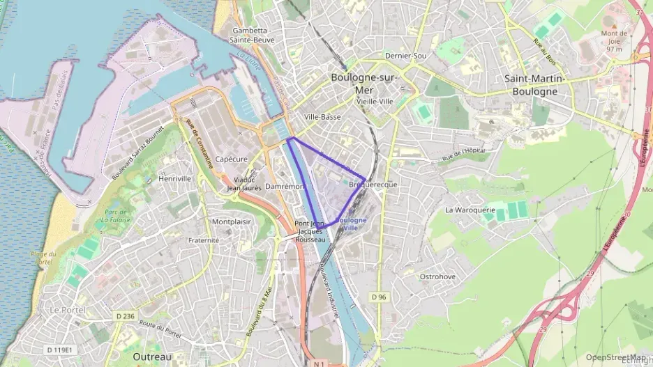 Appartement 89 m² cinq pièces à vendre à Boulogne-sur-Mer