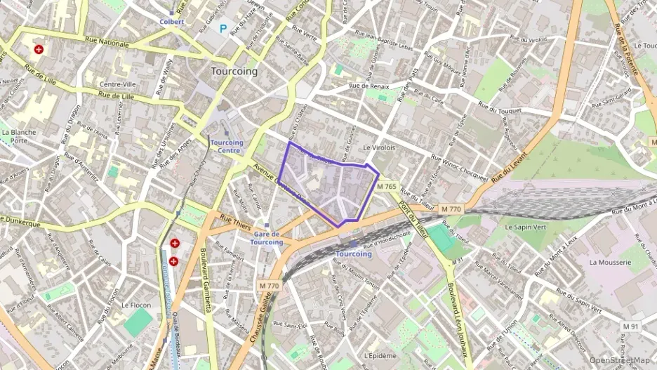 Appartement 60 m² deux pieces à vendre à Tourcoing