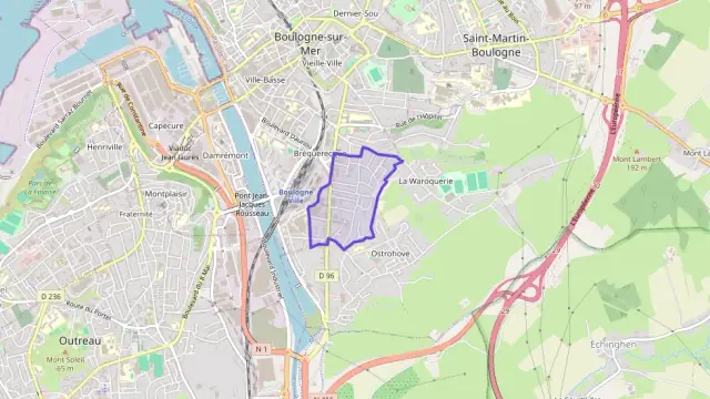 Appartement 60 m² trois pièces à vendre à Boulogne-sur-Mer