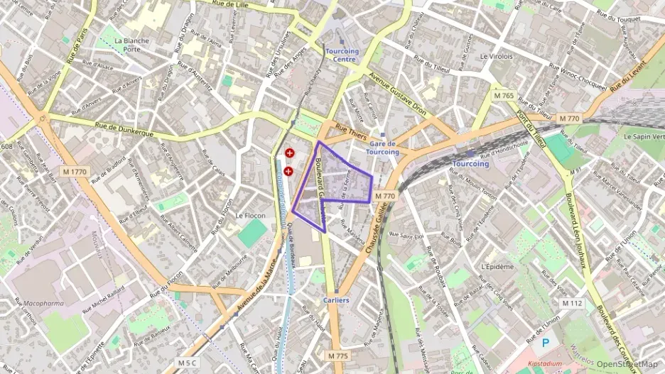 Appartement 45 m² deux pieces à vendre à Tourcoing