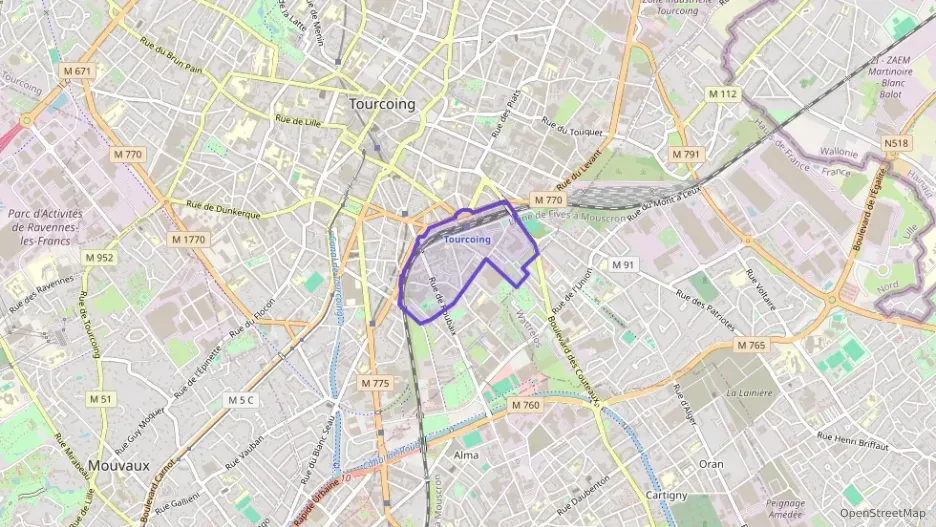 Appartement 58 m² quatre pièces à vendre à Tourcoing Appartement 58 m² quatre pièces à vendre à Tourcoing