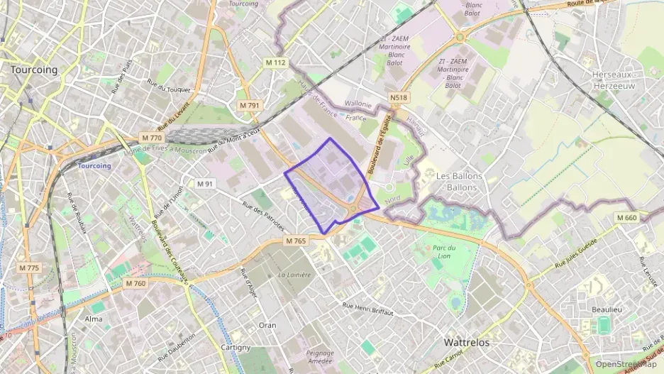 Appartement 51 m² deux pieces à vendre à Wattrelos