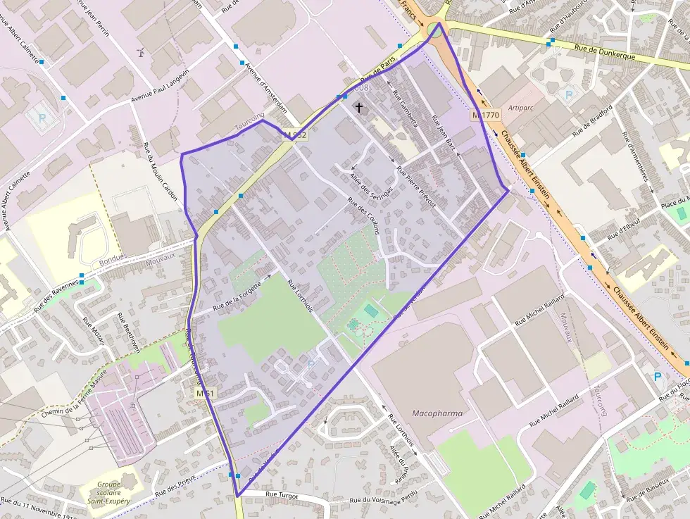 Appartement 43 m² deux pieces à vendre à Mouvaux