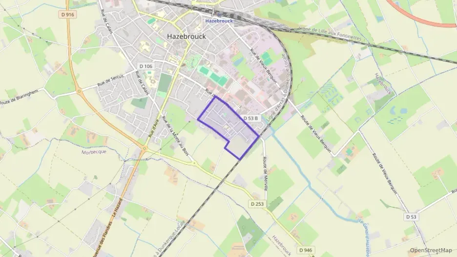 Appartement 60 m² quatre pièces à vendre à Hazebrouck