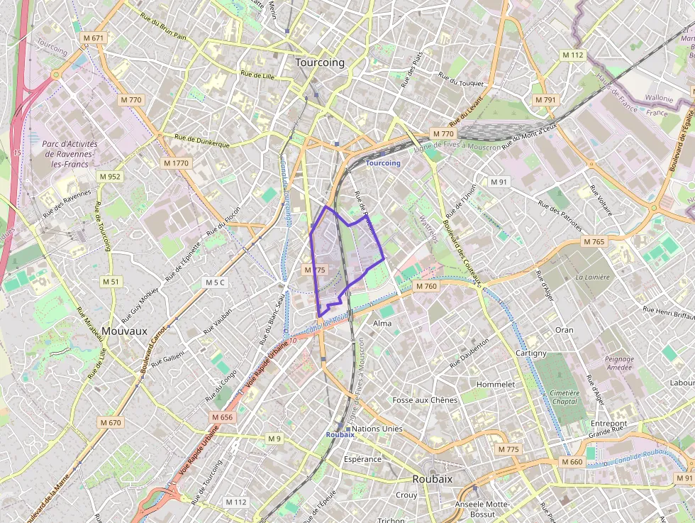 Appartement 85 m² quatre pièces à vendre à Tourcoing