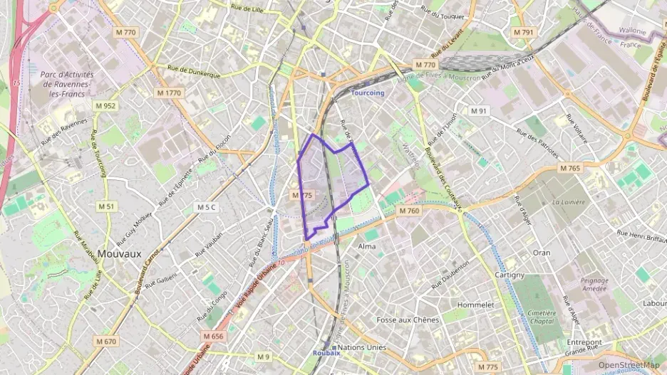 Appartement 85 m² quatre pièces à vendre à Tourcoing