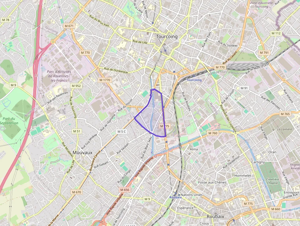 Appartement 96 m² quatre pièces à vendre à Tourcoing