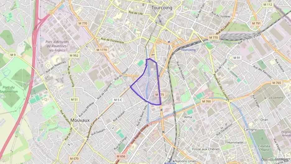 Appartement 60 m² trois pièces à vendre à Tourcoing