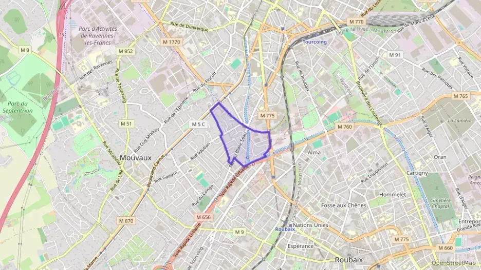 Appartement 112 m² quatre pièces à vendre à Tourcoing