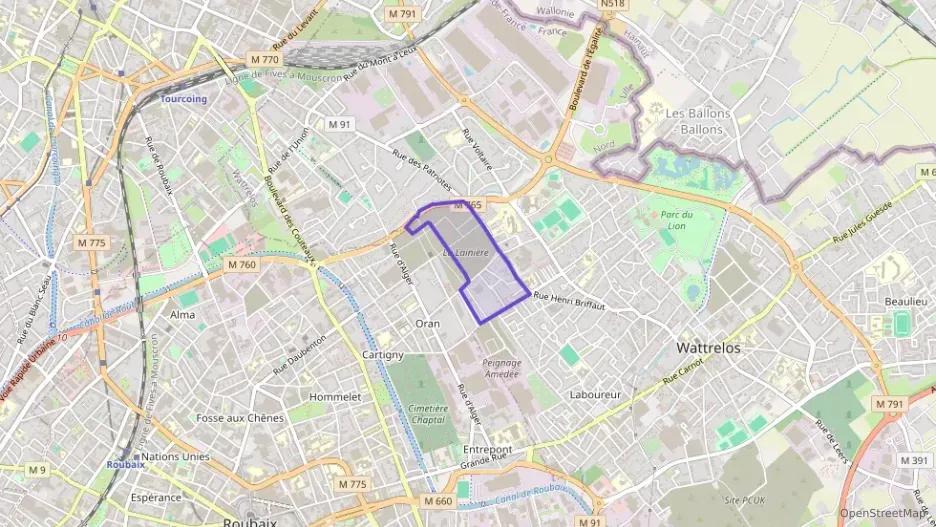 Appartement 61 m² trois pièces à vendre à Wattrelos