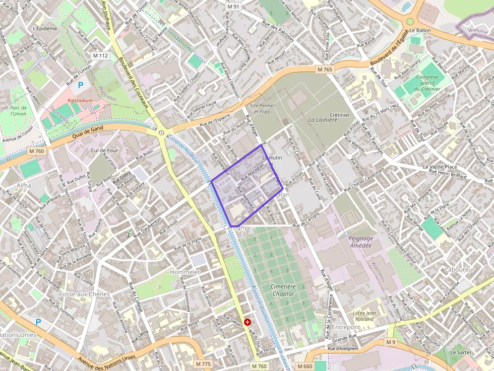 Appartement 50 m² deux pieces à vendre à Roubaix