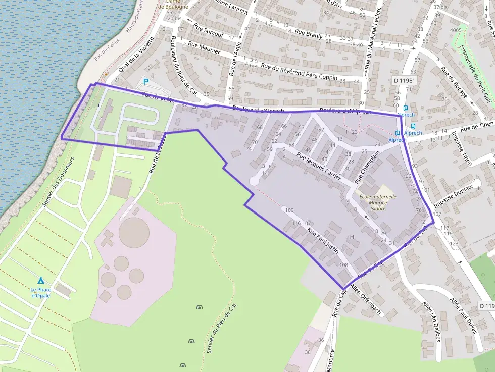 Appartement 53 m² trois pièces à vendre à Le Portel