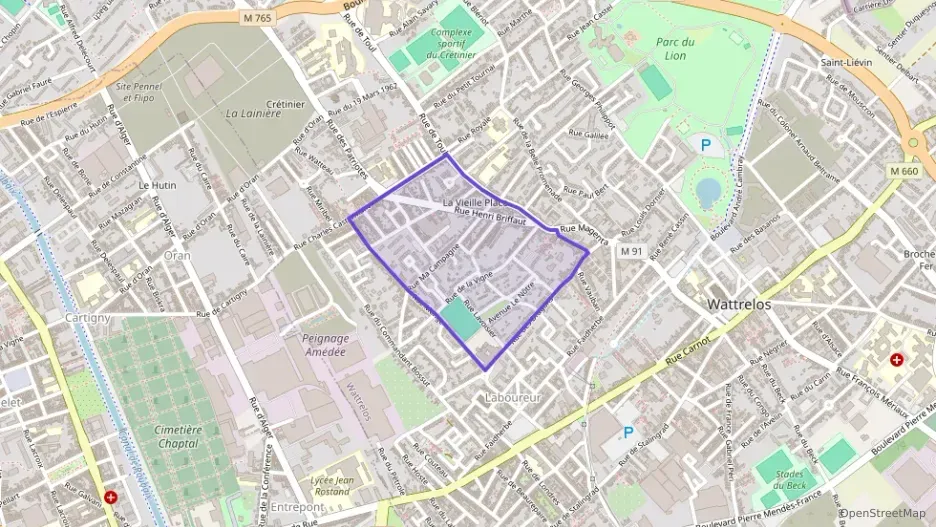 Appartement 60 m² trois pièces à vendre à Wattrelos