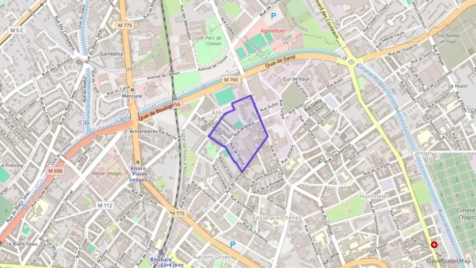 Appartement 38 m² deux pieces à vendre à Roubaix Appartement 38 m² deux pieces à vendre à Roubaix