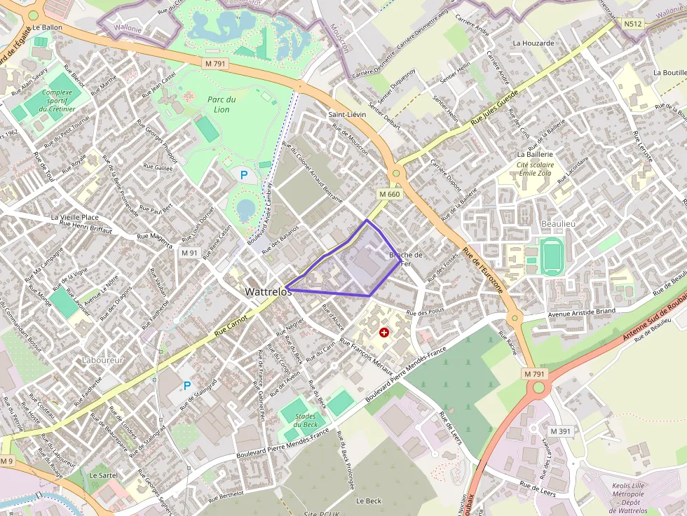 Appartement 33 m² trois pièces à vendre à Wattrelos