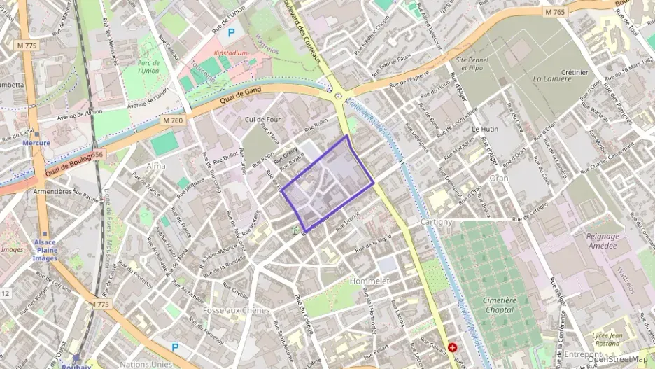 Appartement 80 m² quatre pièces à vendre à Roubaix