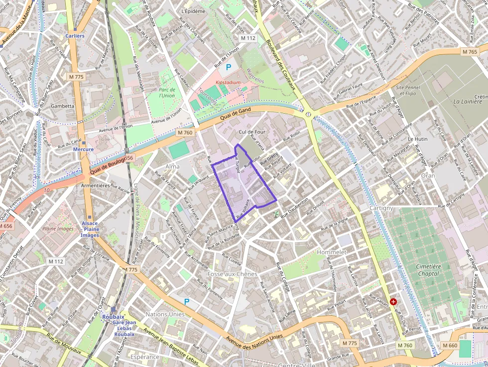 Appartement 42 m² deux pieces à vendre à Roubaix